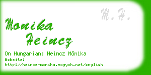 monika heincz business card